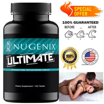 Nugenix ULTIMATE Booster de testostérone pour hommes - 120 capsules