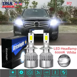 2 un. Luces Fuertes Para Auto Coche Luz Carro H7 Faro LED Blanco Alto/Bajo - Imagen 1 de 10