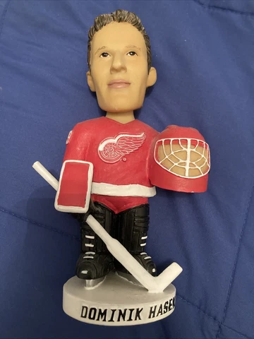 NHL Detroit Red Wings Dominik Hasek Bobblehead Collectible Series Hand Painted Cover