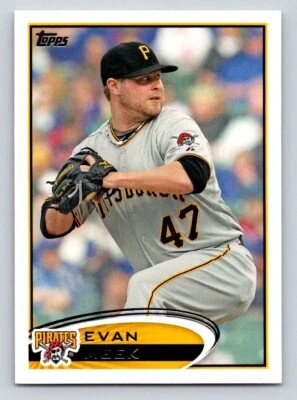 2012 Topps #473 Evan Meek Pittsburgh Pirates - Image 1 of 2