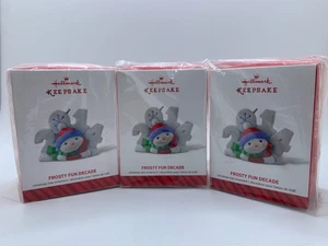 REPAINT Hallmark Ornament 2014 Frosty Fun Decade 5th SEALED Limited Ed. Mitglieder - Bild 1 von 2