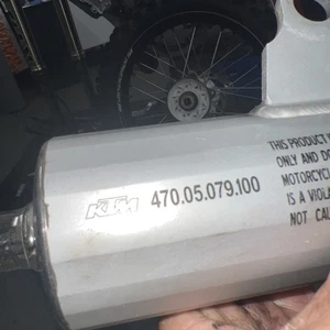 Gebrauchter KTM SX85 Standard Auspuff 2013 bis 2017 kostenloser Versand UK - Bild 1 von 6