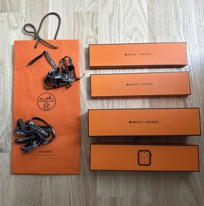 Hermes Apple Watch Box + 2 band boxes + bag - Zdjęcie 1 z 4