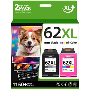 Repuesto Cartucho de Tinta Compatible 62XL para HP Envy 7640 7645 5660 5642 554... - Imagen 1 de 6