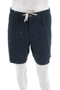 Vuori Mens Dark Blue Chino Shorts 98% Organic Cotton Size XL - Picture 1 of 5