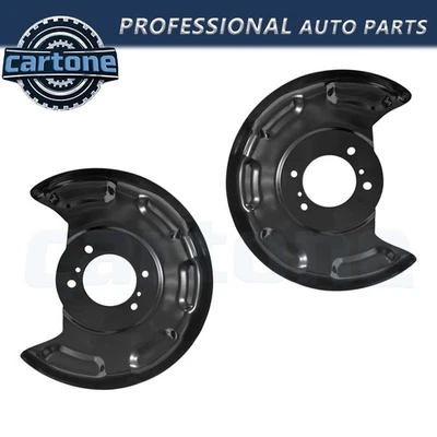 Pair Left & Right Backing Plate for 2014-2018 Kia Forte Hyundai Elantra Veloster Foto 1 de 4