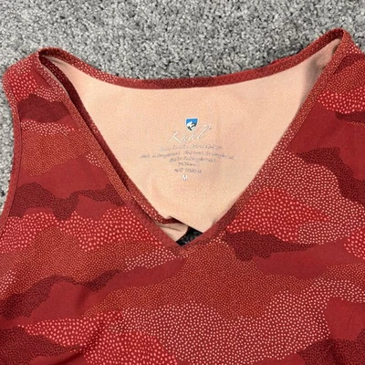 Camiseta sin mangas KUHL Vantage para mujer M borgoña camuflada ligera al aire libre correr yoga Foto 1 de 4