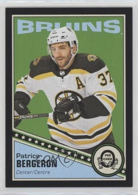 2019-20 O-Pee-Chee Retro Black /100 Patrice Bergeron #249 - Image 1 of 2