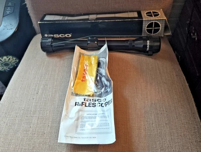 Mira telescópica Tasco 4x32 hecha en China de 1" de diámetro de tubo W4X32V Foto 1 de 4