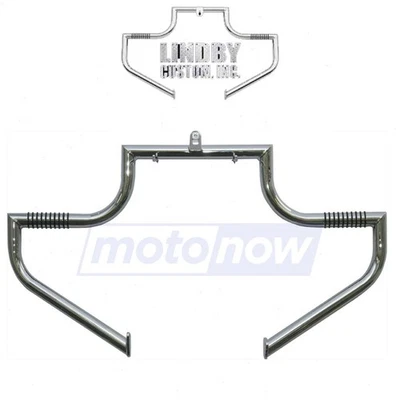 Lindby Linbar Front Highway Bar for 1997-2020 Harley Davidson FLHR Road King xd Foto 1 de 4