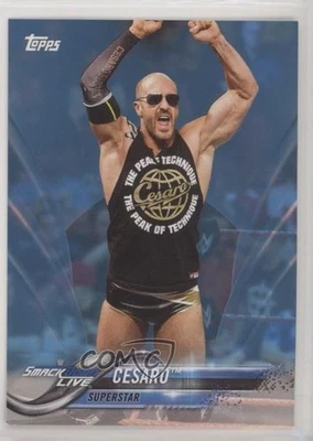 2018 Topps WWE Then Now Forever Blue /99 Cesaro #116 - Image 1 of 2