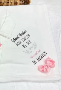 SALE 1 WOCHE NEUGEBORENE handverlesen für den Himmel Erde 1 Decke NUR Baby Geschenk Schleife - Bild 1 von 6