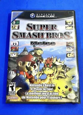 Super Smash Bros Melee (Nintendo GameCube, 2001) CIB Tested Good Condition - Image 1 of 2