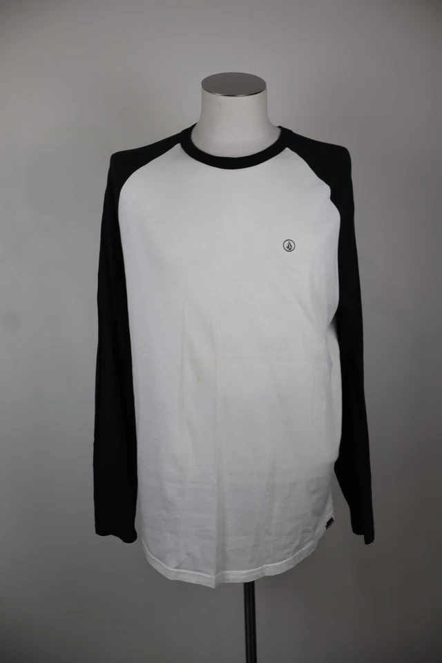 Volcom Pullover Herren Baumwolle Gr L Herr Cotton T-Shirt Casual Vintage Langarm - Bild 1 von 4
