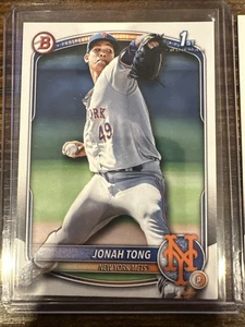2025 Bowman NY Mets Team Set Base, Prospects 6 Cards Acuna RC, Jonah Tong 1st - Bild 1 von 6
