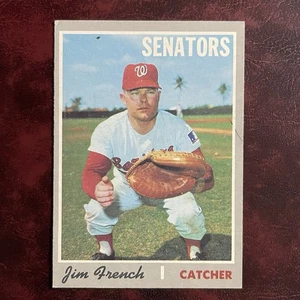 1970 Topps Set JIM FRENCH semi high #617 WASHINGTON SENATORS - EX - Picture 1 of 2