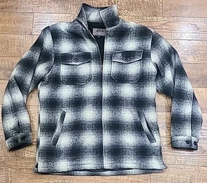 Legendäre Whitetails Ombrey karierte Jagdjacke L Sherpa gefüttert Barn Chore warm - Bild 1 von 9