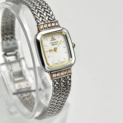 Excellent Condition Credor Ladies Watch 18K Gold Diamond 10P - Image 1 of 4