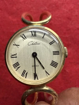 Reloj pulsera vintage Chateau damas hecho en Suiza, cuerda mecánica manual Foto 1 de 4