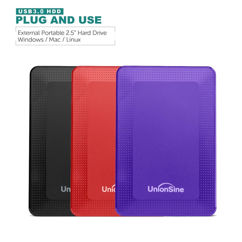 Disco rigido esterno portatile 500 GB 1 TB 2 TB disco rigido USB3.0 per PC, Mac, PS4, Xbox one - Immagine 1 di 1