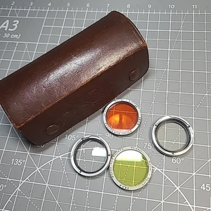 Rolleiflex Bay 1 Filter Set With Case Rolleinar Orange Sport - Picture 1 of 20