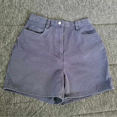 Shorts Marsh Landing anos 90 mãe azul marinho cintura alta Y2k tamanho 10 - Imagem 1 de 4