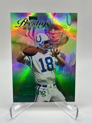 Playoff Prestige 1999 SSD Spectrum Green/500 Peyton Manning #B053 Salón de la fama Foto 1 de 2
