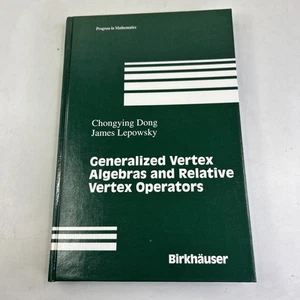 Generalized Vertex Algebras and Relative Vertex Operators Birkhauser Hardcover - Bild 1 von 8
