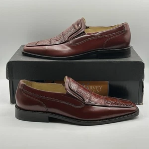 NUEVO Zapato de Vestir Para Hombre Genuino Cocodrilo Marrón Talla 9 - Imagen 1 de 12