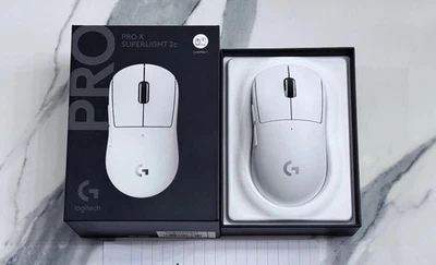 Logitech G PRO X Superlight 2c (White) Wireless Gaming Mouse w/ Original Box - Image 1 of 4
