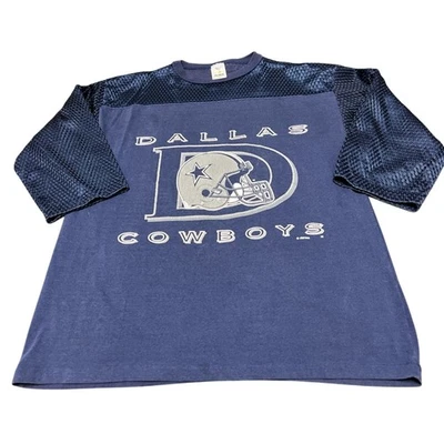 Camisa de Colección Dallas Cowboys Jostens Para Hombre Grande Años 90 NFL 3/4 HECHA EN EE. UU. Foto 1 de 4