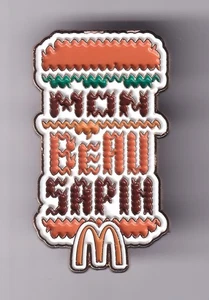RARE PINS PIN'S .. MC DONALD'S RESTAURANT CREW TEAM FRANCE NOEL CHRISTMAS BIG~25 - Picture 1 of 1