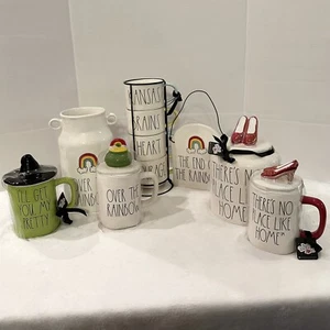 Rae Dunn Zauberer von Oz 10 Stck. Posten Selten Dorothy Böse Hexe Kanister Becher Glas - Bild 1 von 14