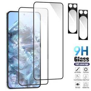 Tempered Glass Screen Protector/Camera Lens 4X For Google Pixel 10 Pro XL 9 8 7 - Foto 1 di 11