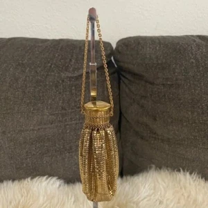 Vintage Whiting & Davis Gold Mesh Beggar's Evening Bag - Picture 1 of 7