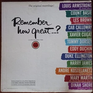 LUCKY STRIKE CIGARETTE ADVERTISING REMEMBER HOW GREAT RECORD VINYL LP 98-72 - Picture 1 of 4