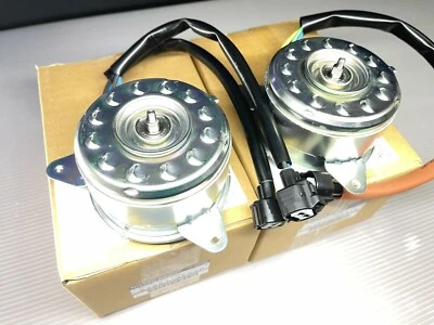 JUEGO DE 2 PIEZAS DE MOTOR VENTILADOR REFRIGERACIÓN IZQUIERDO Y DERECHO NISSAN GENUINO OEM GT-R GTR R35 Foto 1 de 4