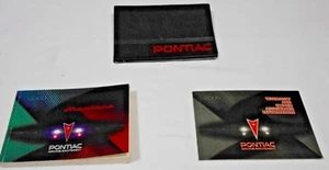 2000 PONTIAC MONTANA OWNER'S MANUAL 3/PC.SET & BLACK PONTIAC FACTORY CASE - Picture 1 of 6