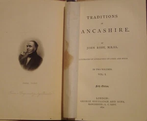 ROBY John - TRADITIONS OF LANCASHIRE - KOMPLETT IN 2 BÄNDEN - 1872  - Bild 1 von 9
