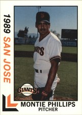 1989 San Jose Giants Best #12 Montie Phillips
