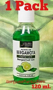 ACEITE DE BERGAMOTA HELPS HAIR GROWTH BERGAMOT OIL 4.05oz EACH CABELLO BIGOTE - Picture 1 of 9