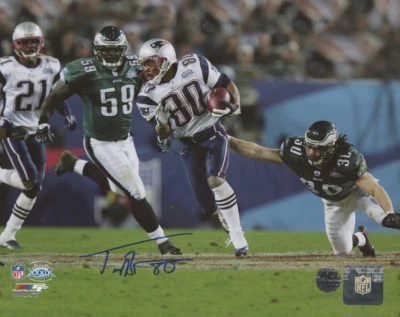 TROY BROWN - PATRIOTAS DE NUEVA INGLATERRA - FOTO AUTOGRAFIADA (AUTENTICADA LIMITADA) Foto 1 de 2