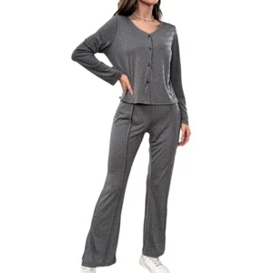 camisas, pantalones abertura, ropa de hogar pijamas de mujer, cárdigans, manga larga - Imagen 1 de 6