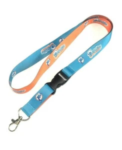 Portachiavi cordino Miami Dolphins staccabile logo squadra colori qualità NFL - Foto 1 di 7