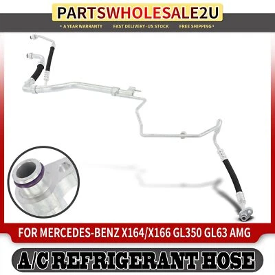 Nuevo conjunto de línea de líquido y succión de aire acondicionado para Mercedes-Benz GL450 GL550 GL350 GLE300d Foto 1 de 4