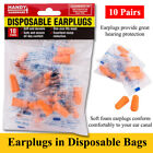 Ear Plugs Disposable Foam Sleep Noise Cancellation Earplugs in Bags 10 Pairs