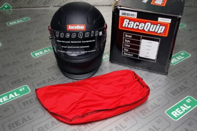 Racequip PRO20 Snell SA2020 Full Face Helmet Flat Black 2X-Large XXL 276997 - Image 1 of 4
