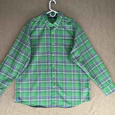 Daniel Crémieux Classics Men Size XL Check Cotton Long Sleeve Casual Shirt - Image 1 of 4