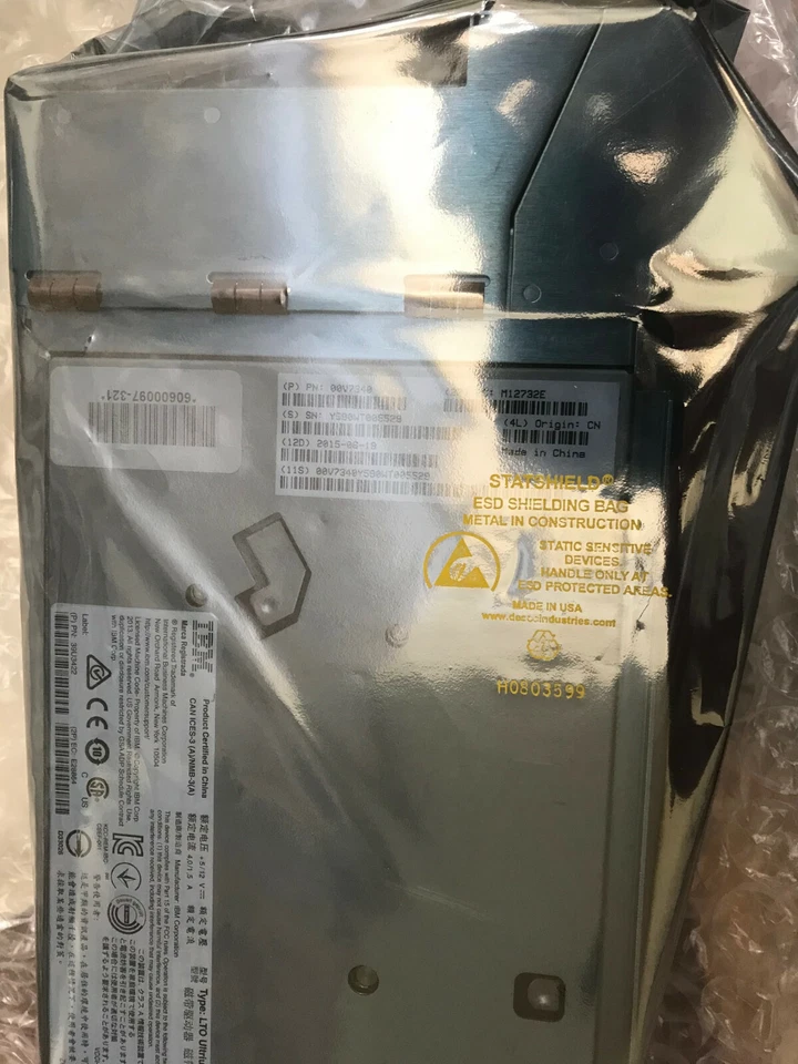 OVERLAND DATA 00V7340 LTO5 FH SAS FOR NEO-E 60600097-221 60600097-321 LTO-5 - Image 1 of 2