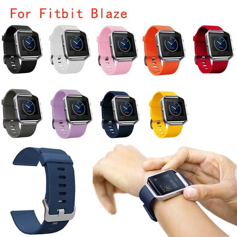 Sportgurtband Uhrengurt Armband Silikon Für Fitbit Blaze Ersatzeme В С - Bild 1 von 4